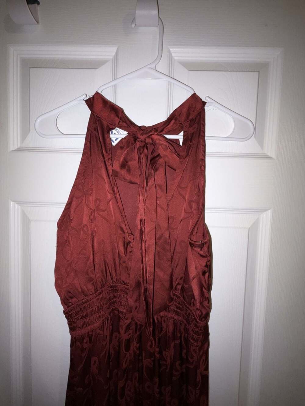 ML Monique Lhuillier Currant Jacquard Jumpsuit - Size M - Picture 5 of 6